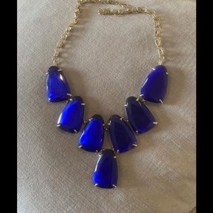 Kendra Scott Harlow Necklace - Cobalt Blue
